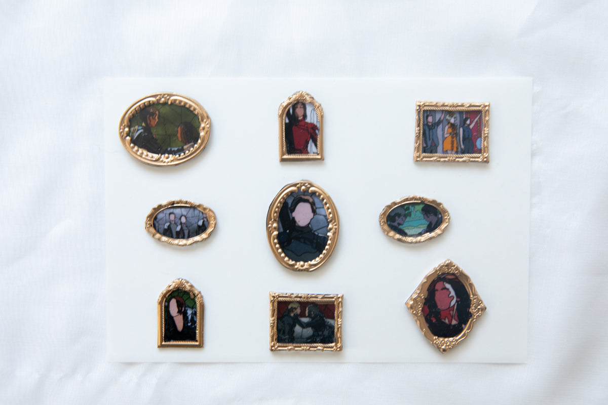 Hunger Games Framed Wax Seal STICKERS