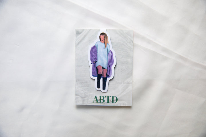 Icy Silver Lavender Haze Magnetic Bookmark