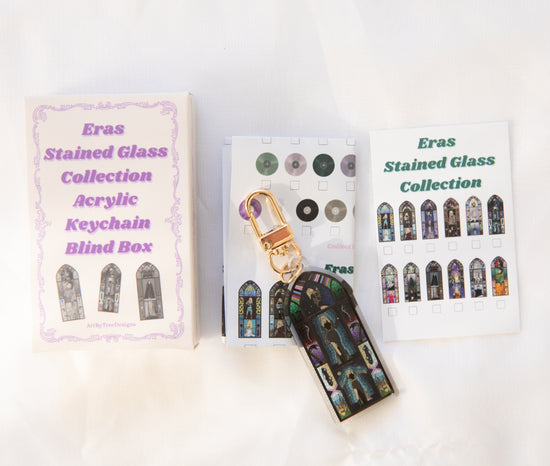 Eras Stained Glass Acrylic Keychain Blind Box