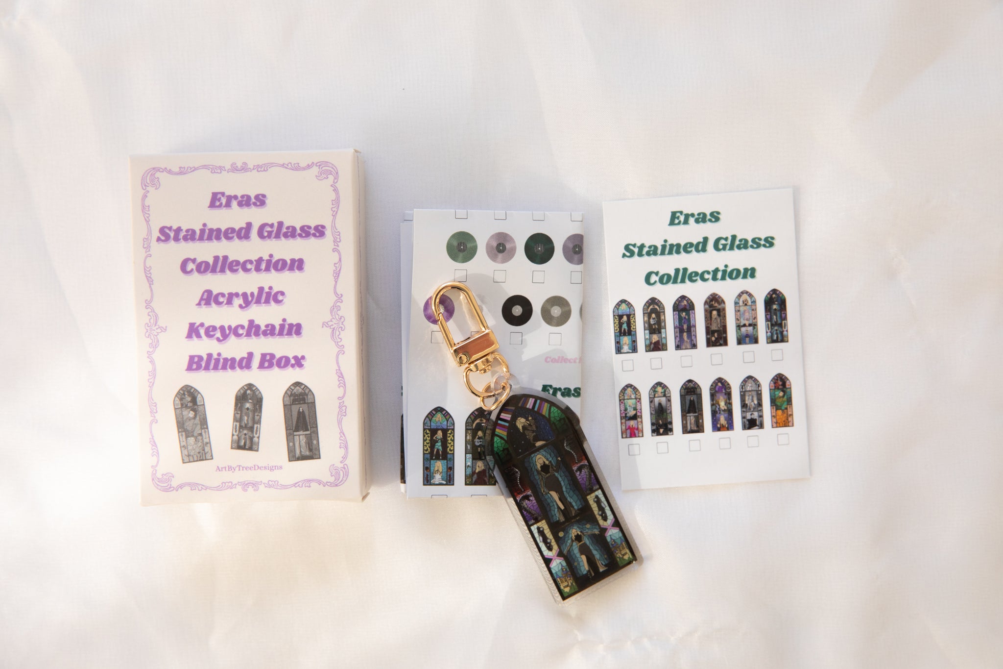 Eras Stained Glass Acrylic Keychain Blind Box