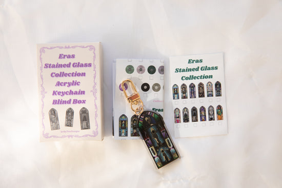 Eras Stained Glass Acrylic Keychain Blind Box
