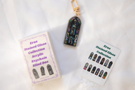 Eras Stained Glass Acrylic Keychain Blind Box