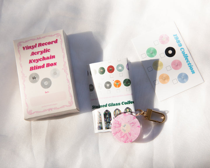 Vinyl Record Acrylic Keychain Blind Box