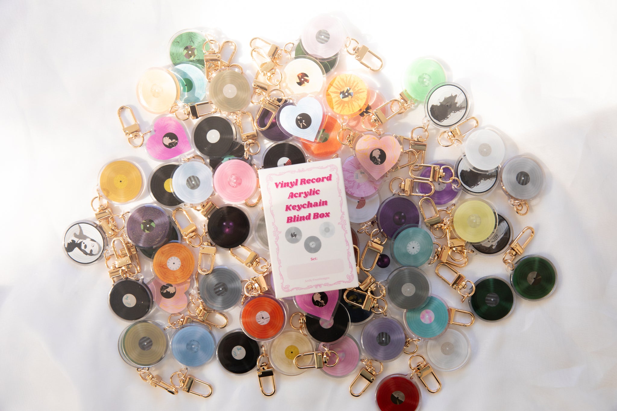 Vinyl Record Acrylic Keychain Blind Box