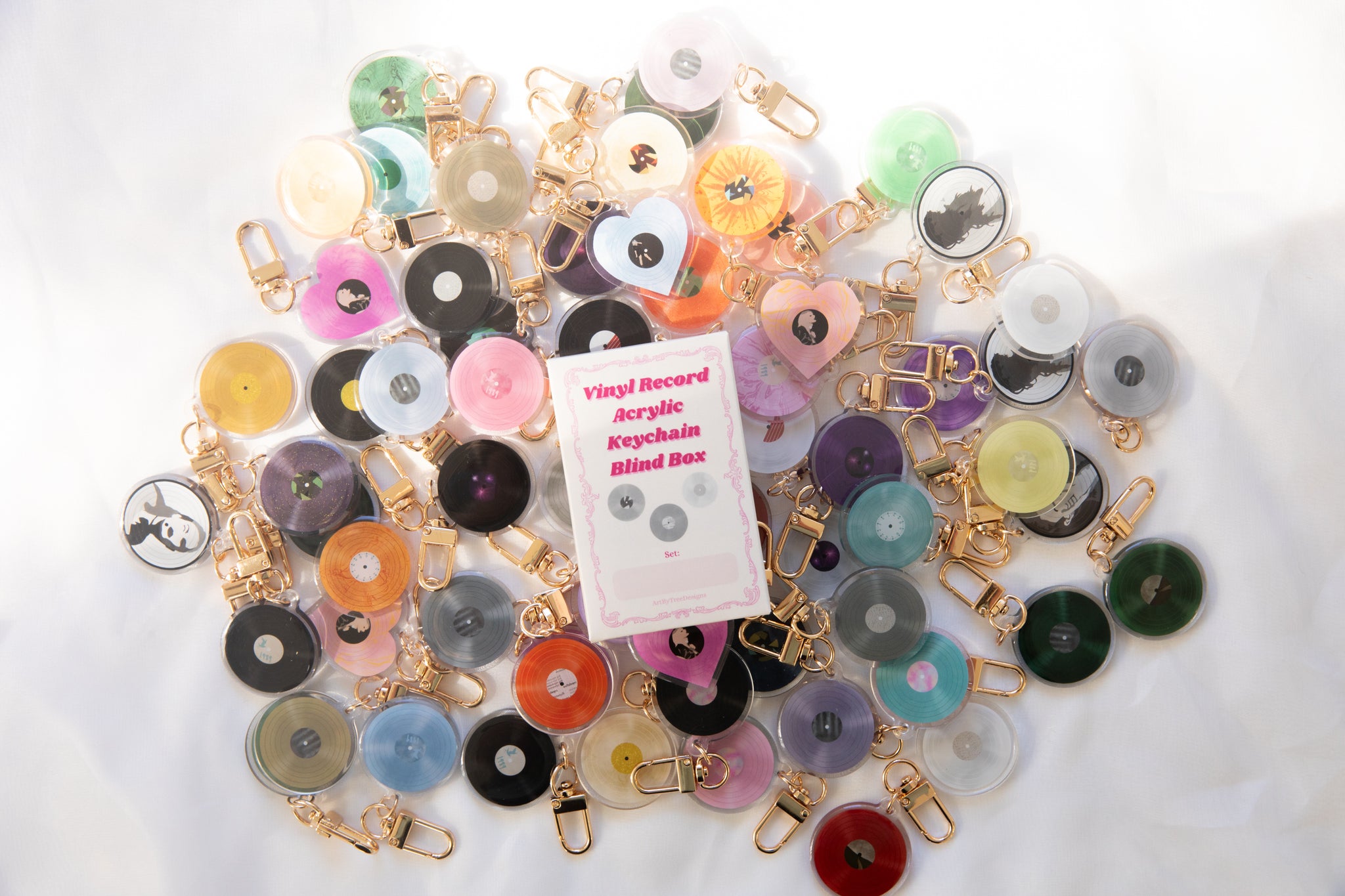 Vinyl Record Acrylic Keychain Blind Box