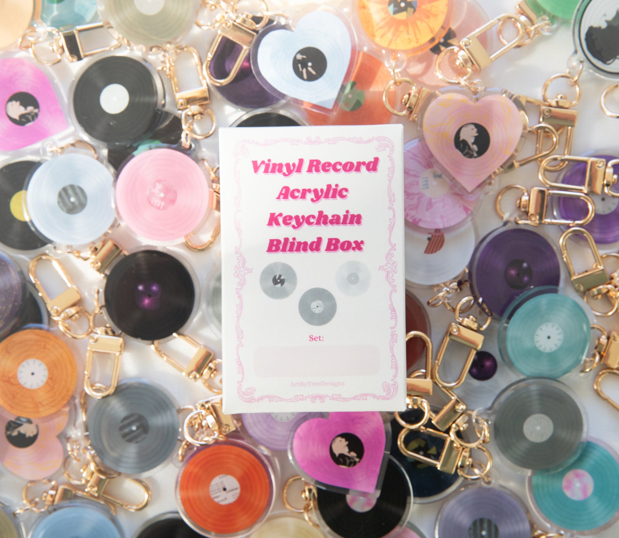 Vinyl Record Acrylic Keychain Blind Box