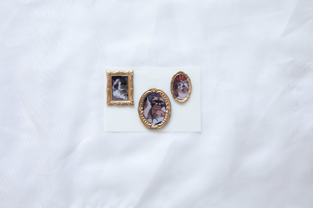 Kitty Committee Framed Wax Seal Stickers & Magnets