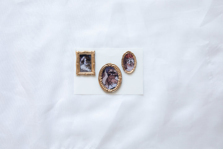 Kitty Committee Framed Wax Seal Stickers & Magnets