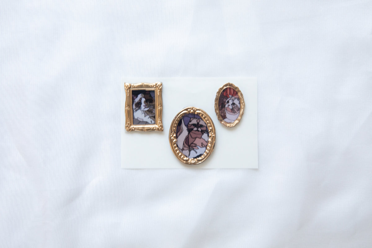 Kitty Committee Framed Wax Seal Stickers & Magnets