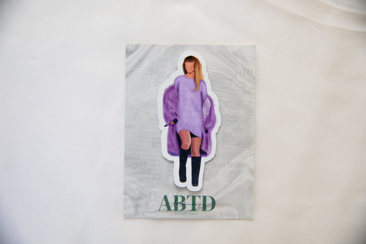 Lavender Sequin Lavender Haze Sticker