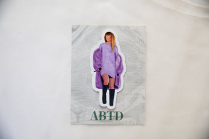 Lavender Sequin Lavender Haze Sticker