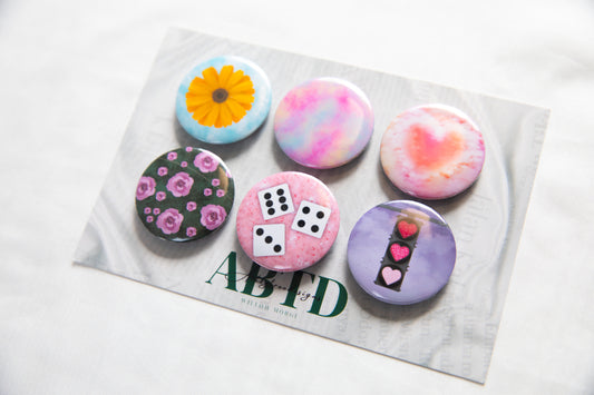 Lover Button Magnet Set