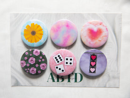 Lover Button Magnet Set