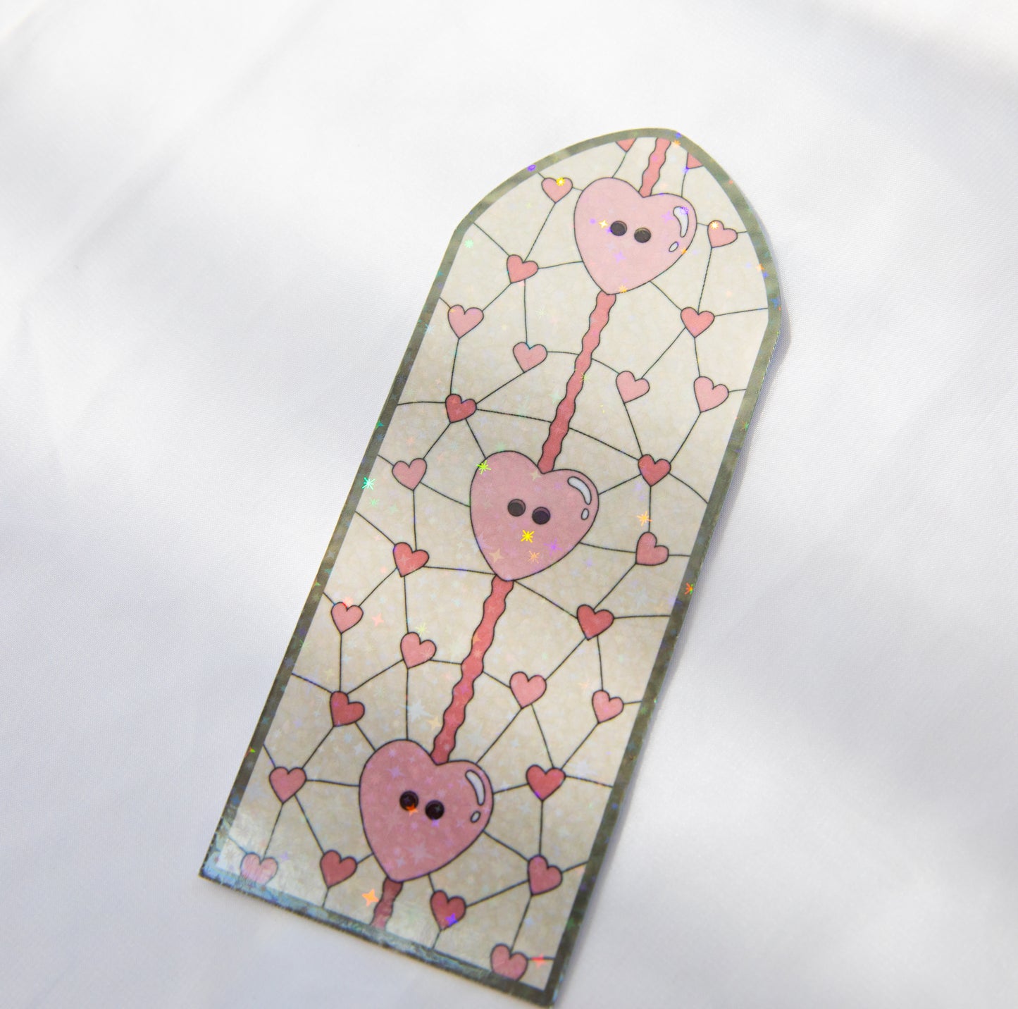 Lover Cardigan Valentine's Day Stained Glass Bookmark