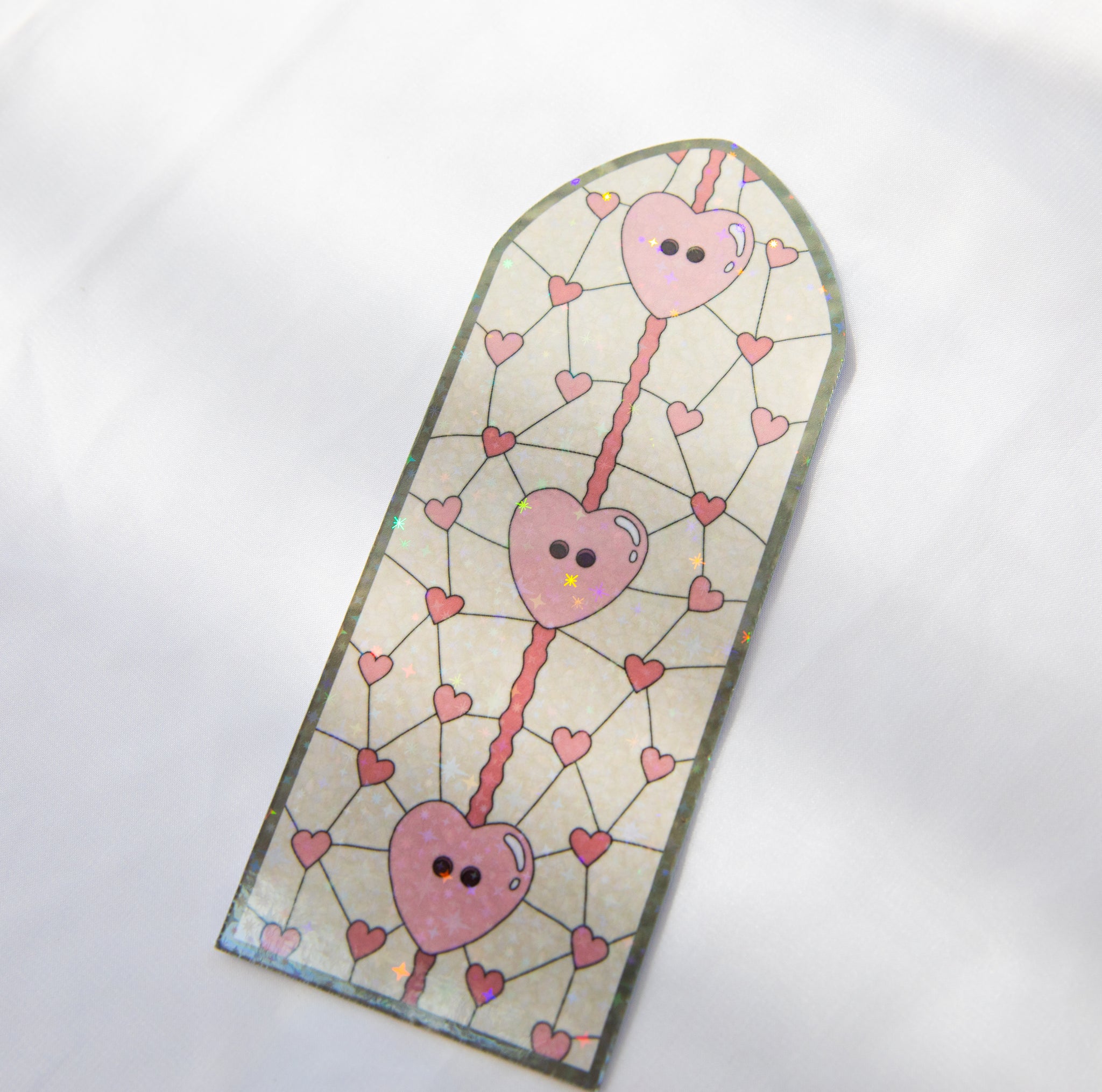 Lover Cardigan Valentine's Day Stained Glass Bookmark