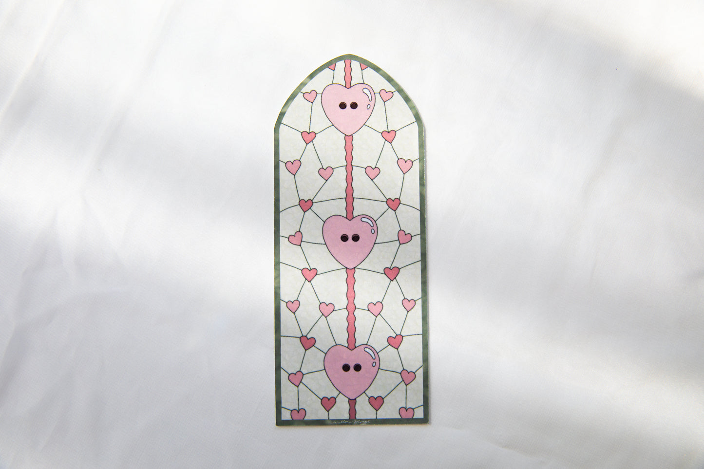 Lover Cardigan Valentine's Day Stained Glass Bookmark