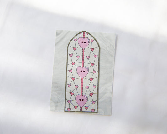 Lover Cardigan Valentine's Day Stained Glass Magnet