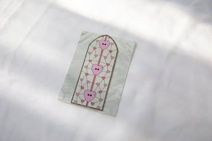 Lover Cardigan Valentine's Day Stained Glass Magnet