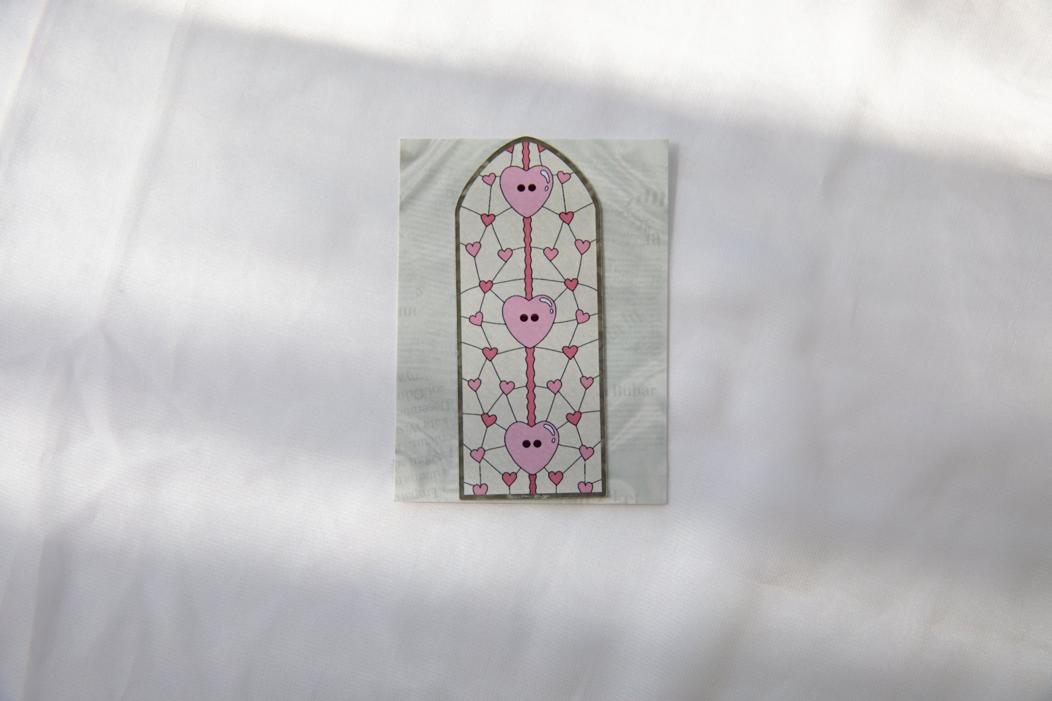 Lover Cardigan Valentine's Day Stained Glass Magnet