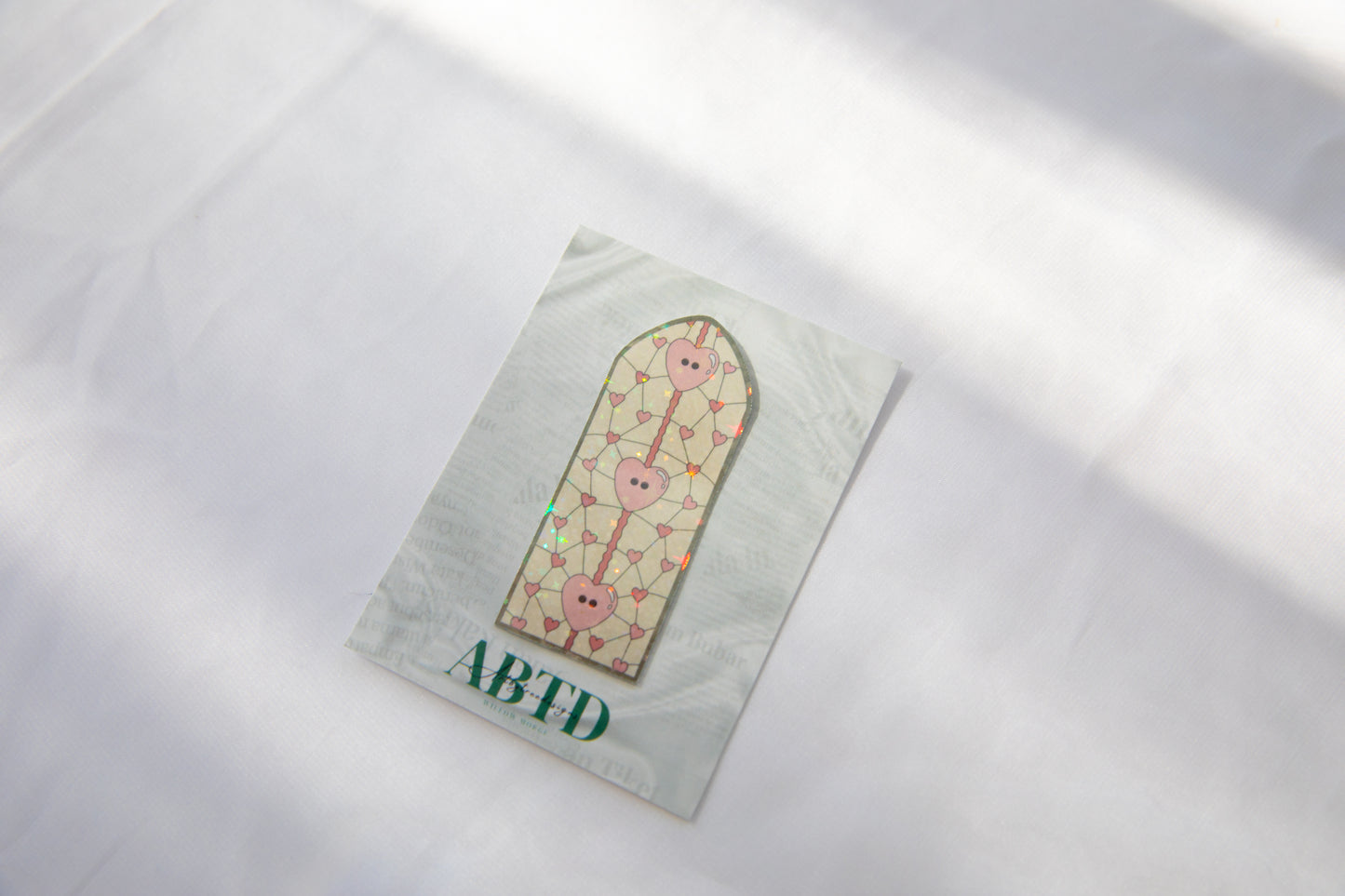 Lover Cardigan Valentine's Day Stained Glass Sticker