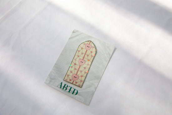 Lover Cardigan Valentine's Day Stained Glass Sticker