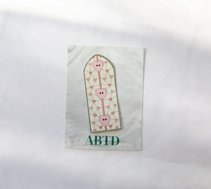 Lover Cardigan Valentine's Day Stained Glass Sticker