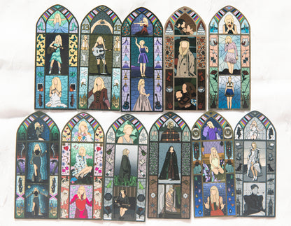 Stained Glass Eras Fridge Magnet Vault