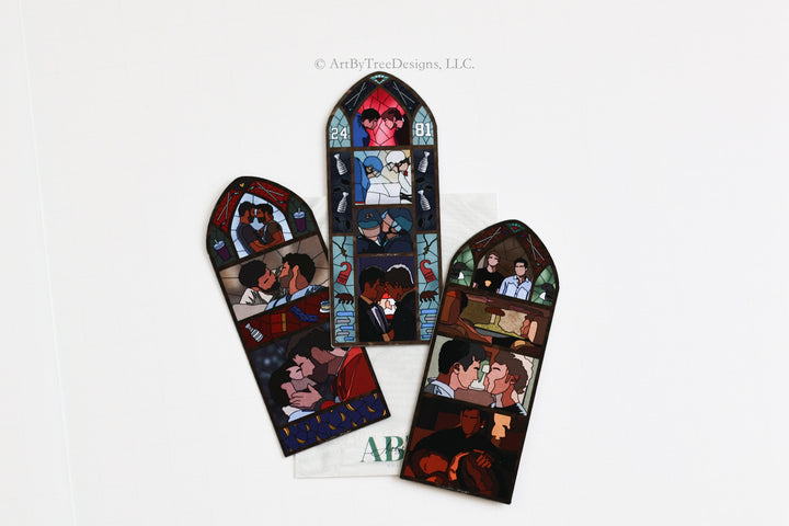 Game Changer (HR) Stained Glass Fridge Magnet Set