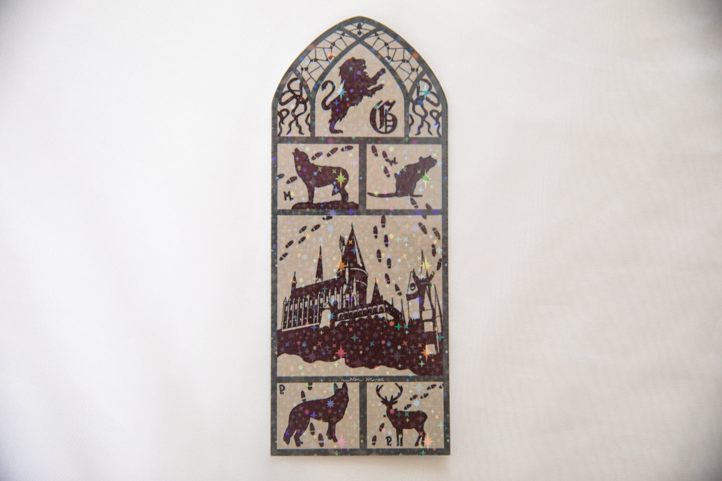 Marauders Stained Glass Bookmark