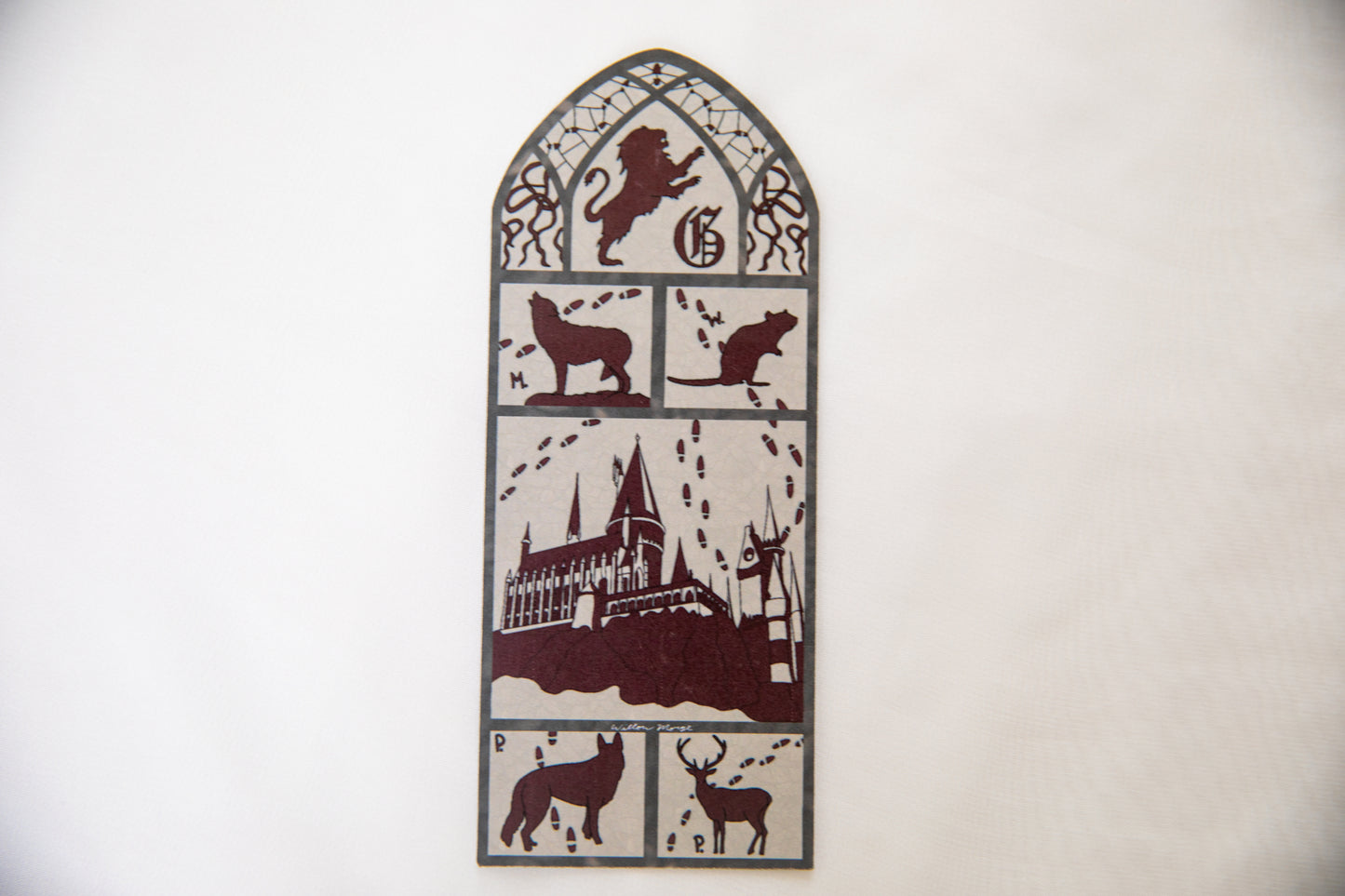 Marauders Stained Glass Bookmark