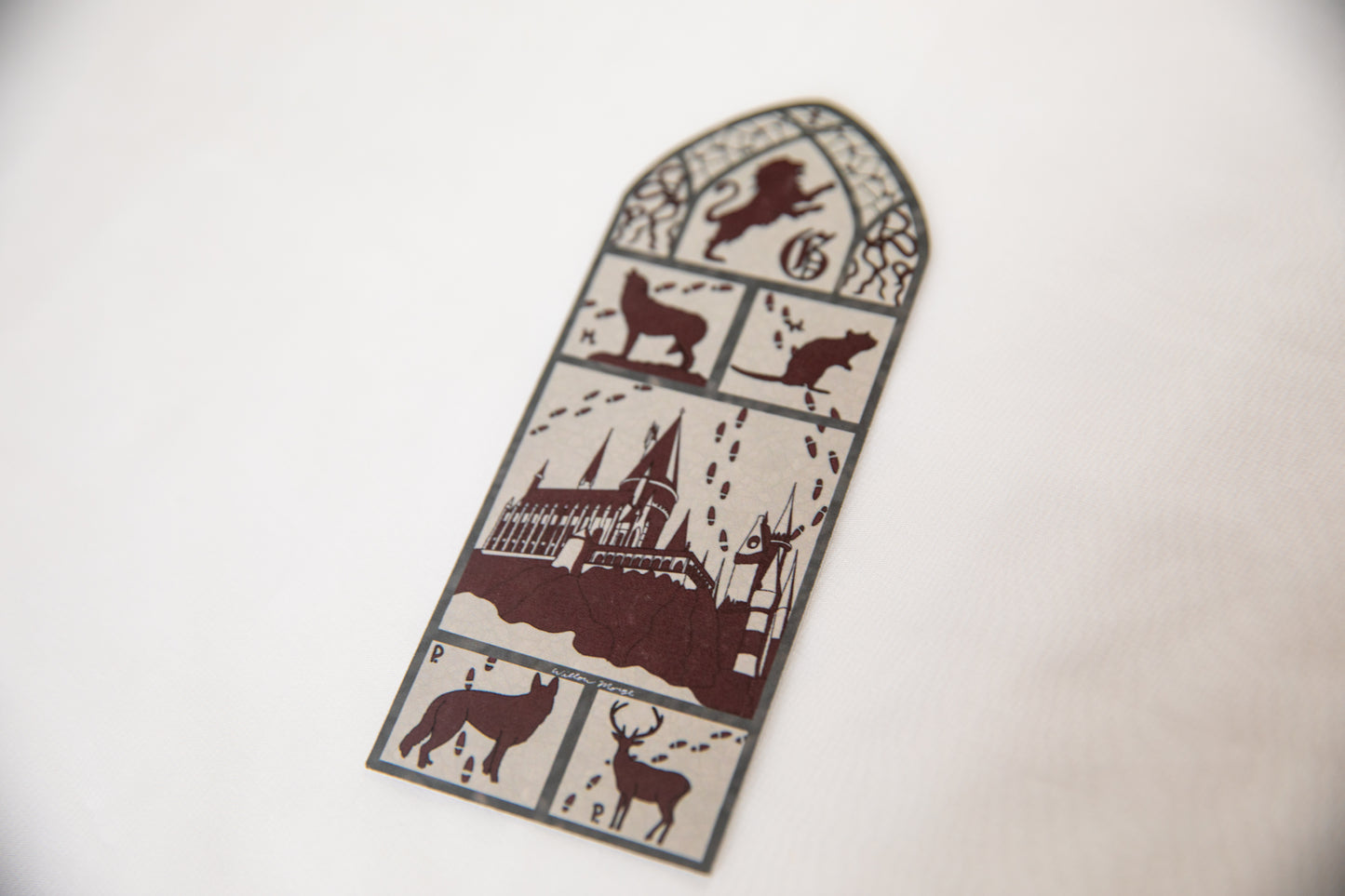 Marauders Stained Glass Bookmark