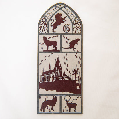 Marauders Stained Glass Bookmark