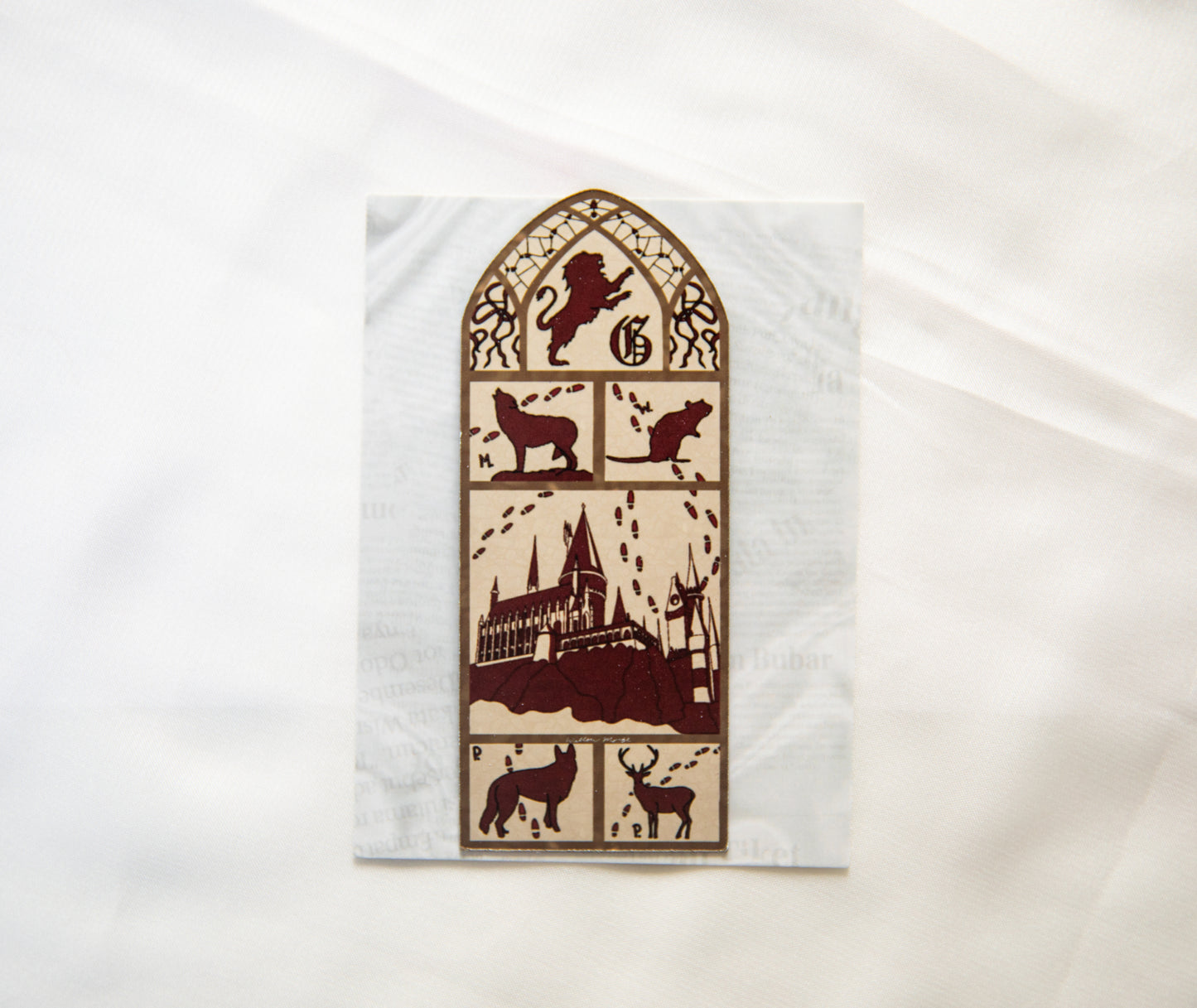 Marauders Stained Glass Fridge Magnet