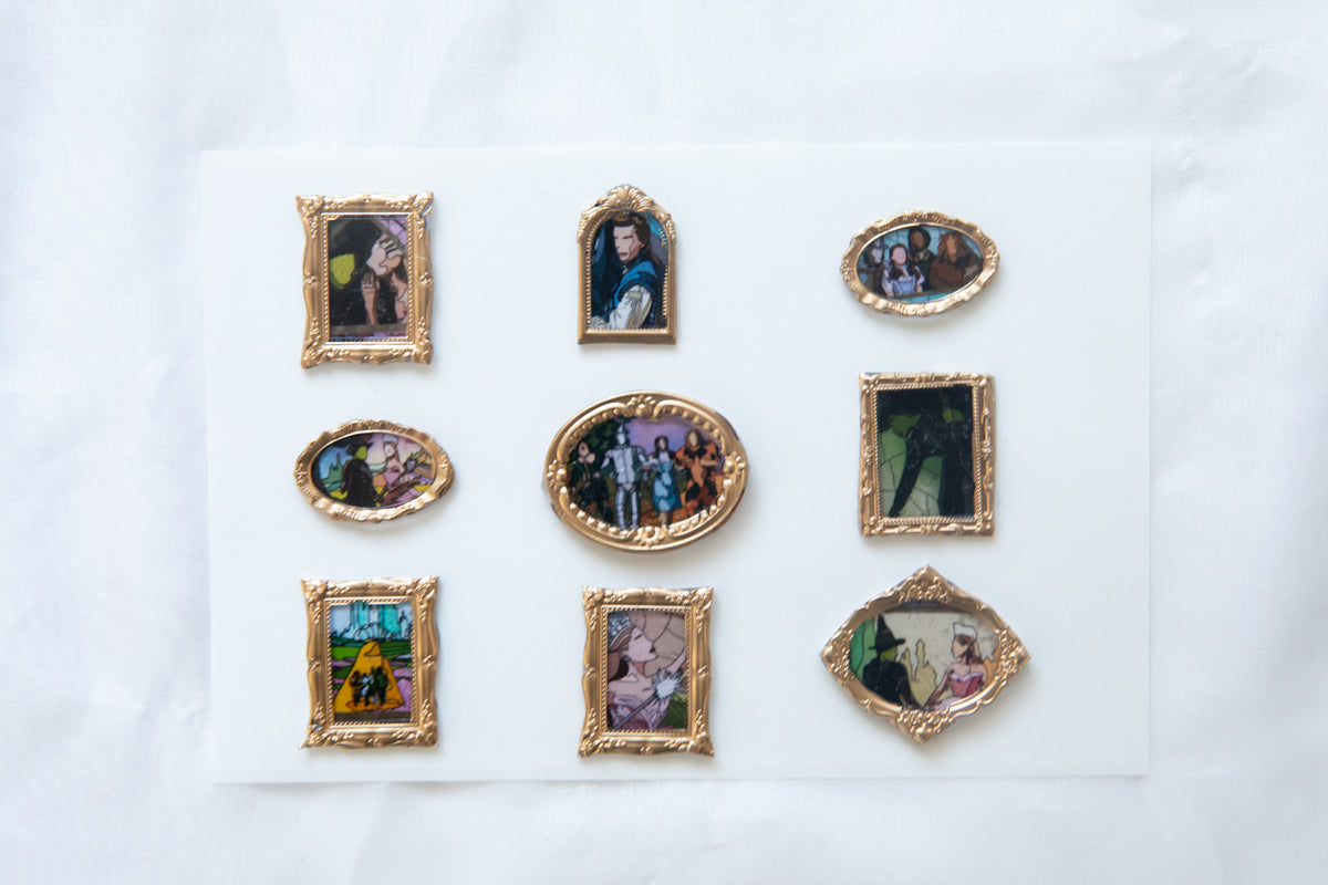 World Of Oz/Wicked Framed Wax Seal MAGNETS