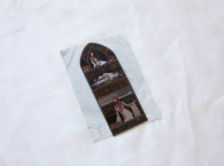 The Ophelia Stained Glass Fridge Magnet