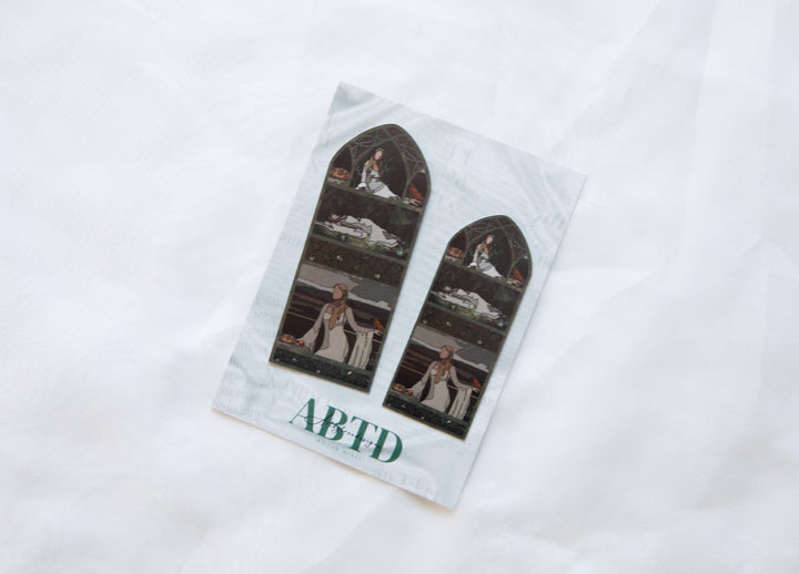 The Ophelia Stained Glass Sticker