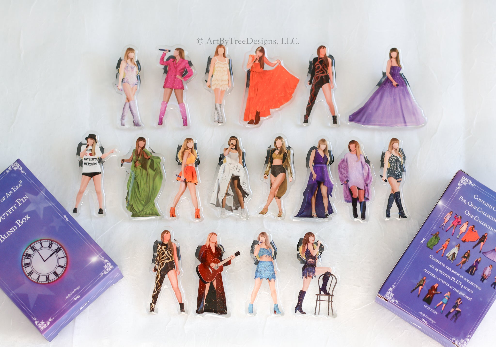 Eras Outfits Acrylic Pin Blind Box