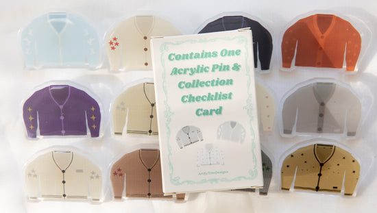 Cardigans Acrylic Pin Blind Box
