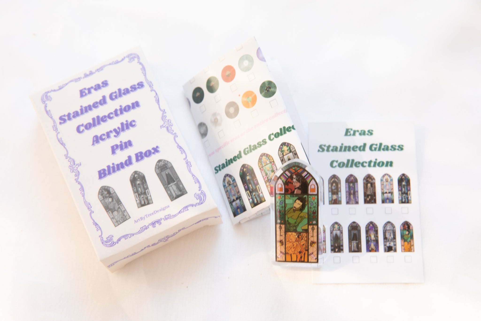 Eras Stained Glass Acrylic Pin Blind Box