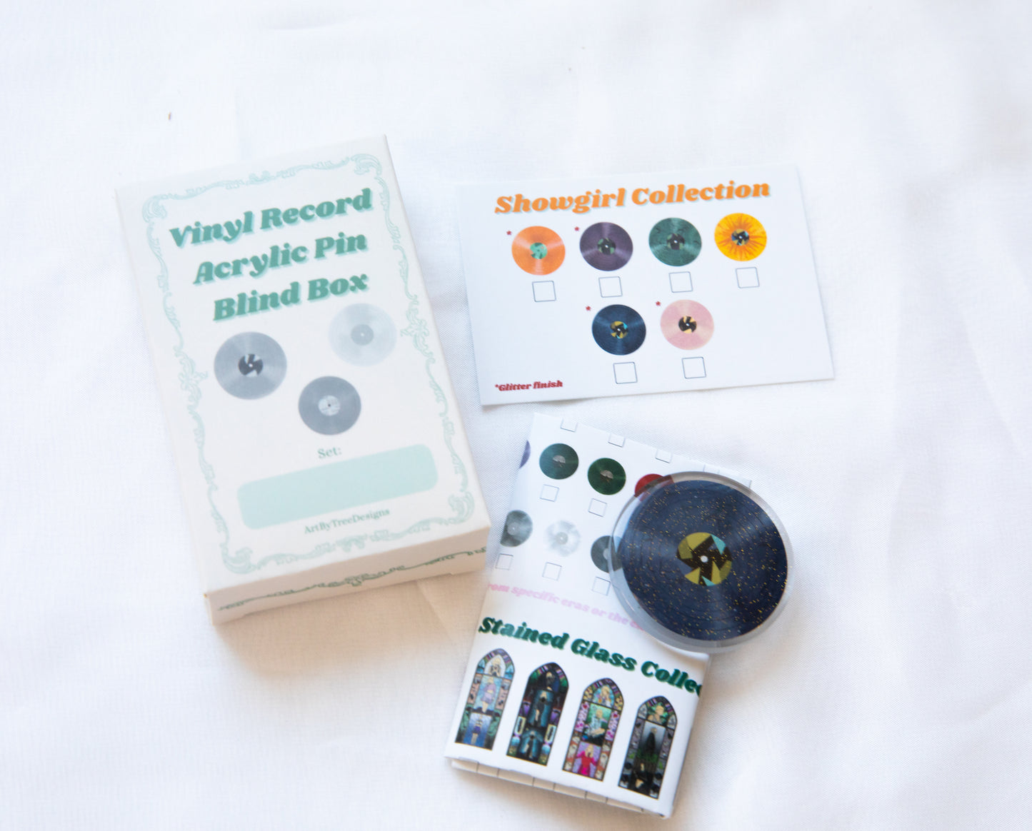 Vinyl Record Acrylic Pin Blind Box
