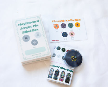 Vinyl Record Acrylic Pin Blind Box