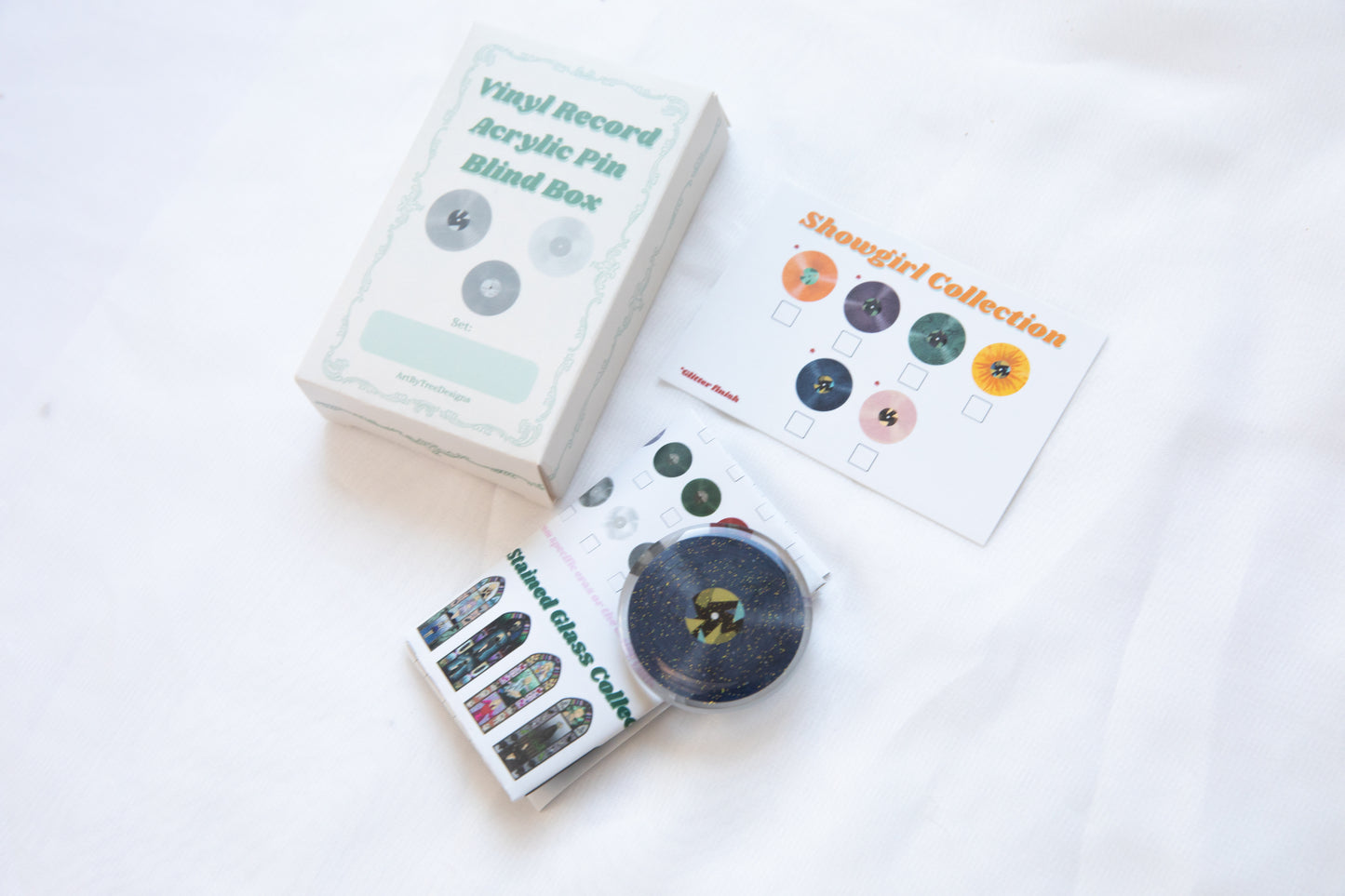 Vinyl Record Acrylic Pin Blind Box