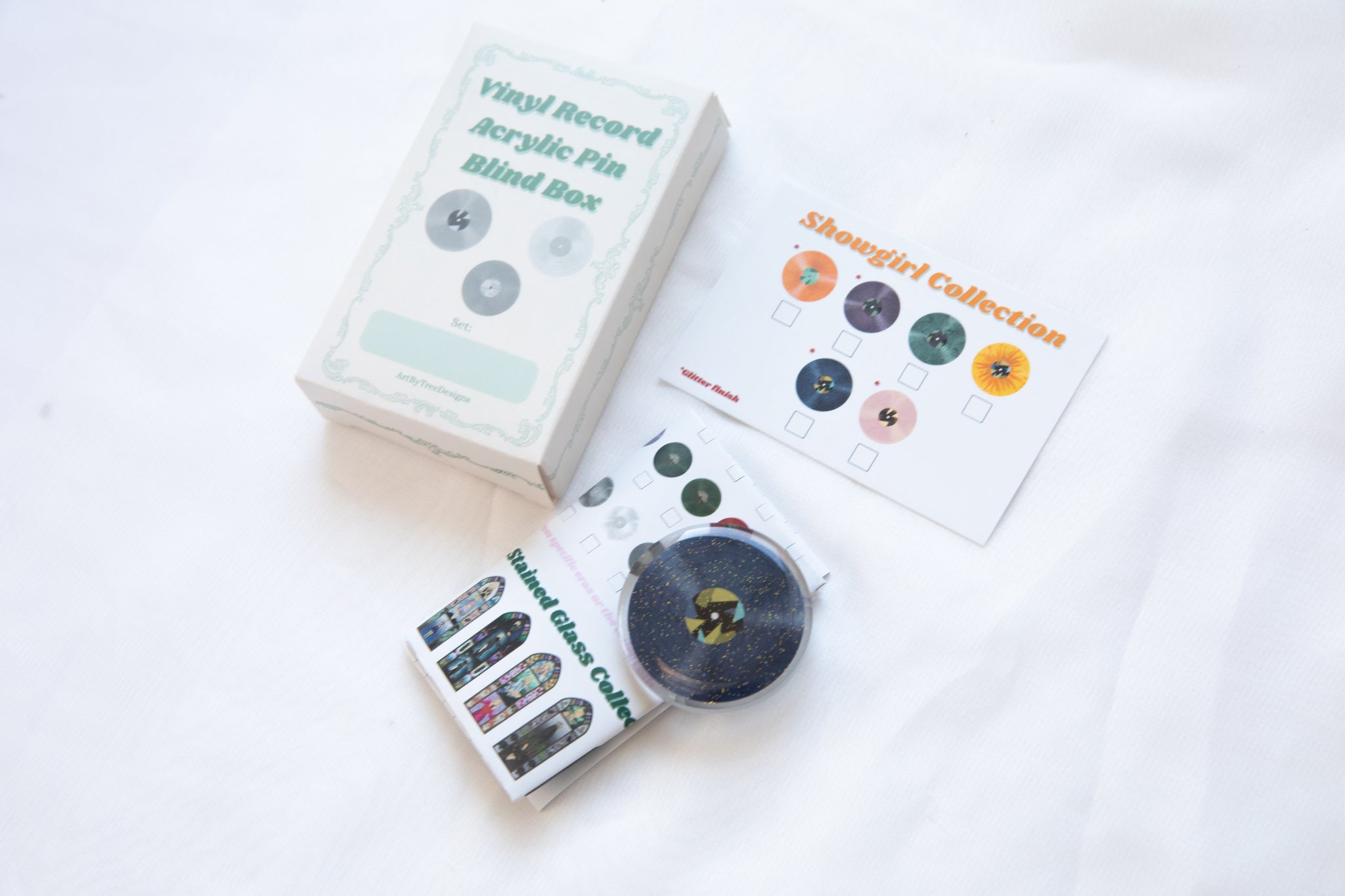 Vinyl Record Acrylic Pin Blind Box