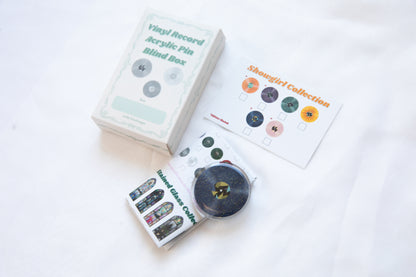 Vinyl Record Acrylic Pin Blind Box
