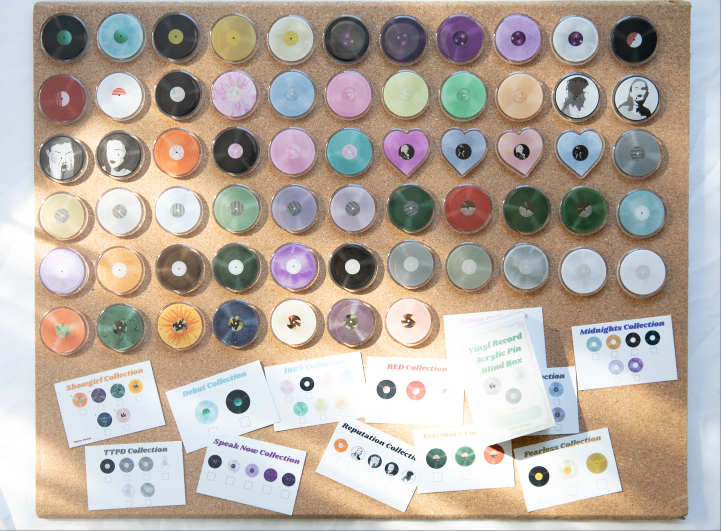 Vinyl Record Acrylic Pin Blind Box