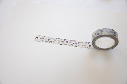 Purple Bow Washi Tape
