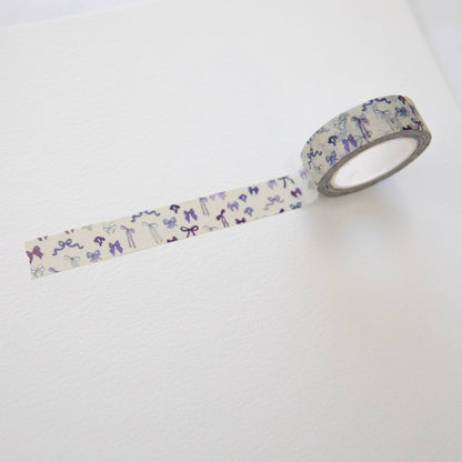 Purple Bow Washi Tape