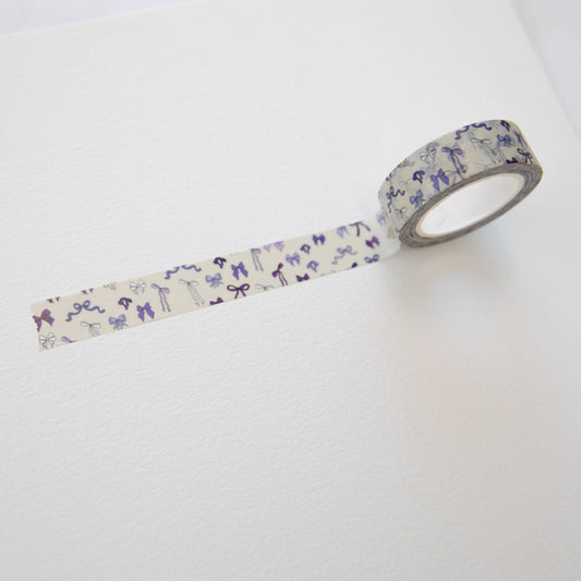 Purple Bow Washi Tape