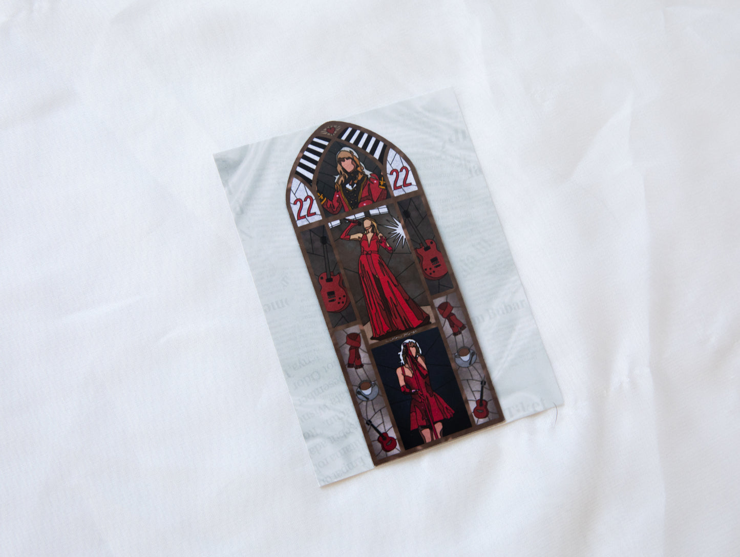 RED Tour Stained Glass Fridge Magnet