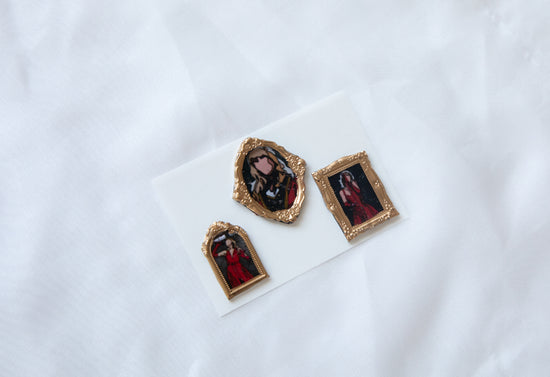 RED Framed Wax Seal Stickers & Magnets